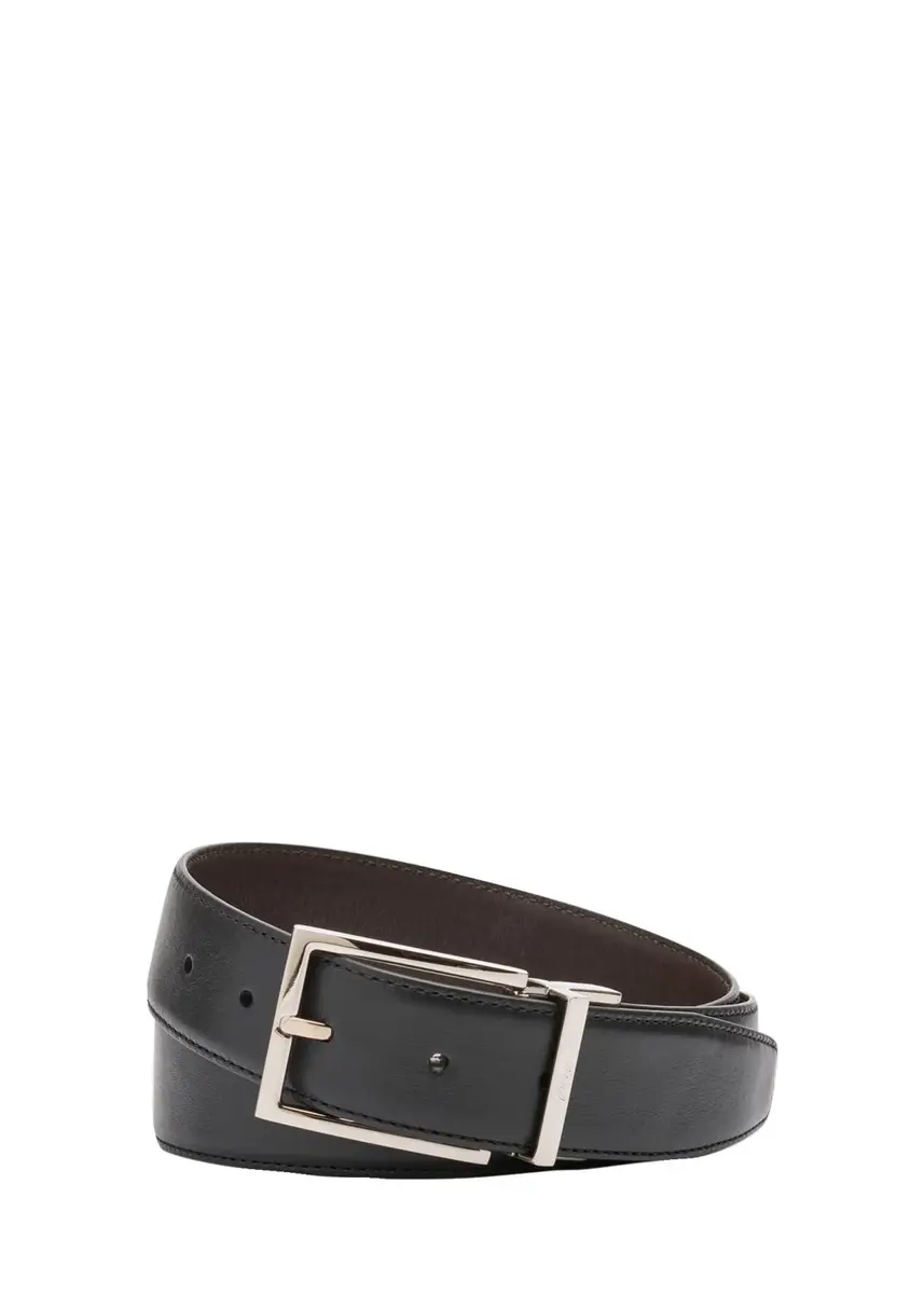Brioni Men's Twist Buckle Reversible Belt | Thumbnail 3 Brioni Men's Twist Buckle Reversible Belt | Thumbnail 3