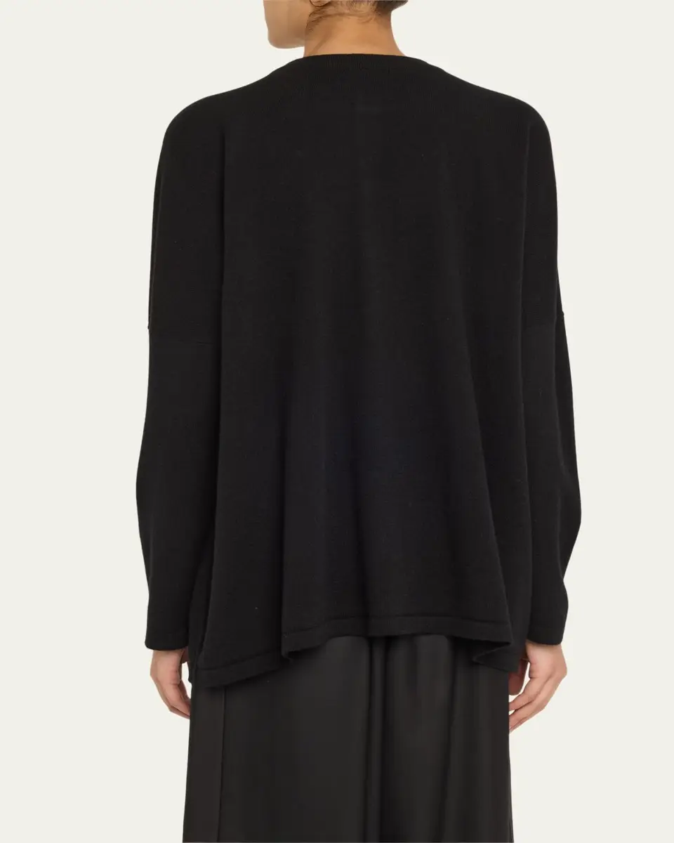 Eskandar Slim-Sleeve Cashmere Cardigan | Thumbnail 3 Eskandar Slim-Sleeve Cashmere Cardigan | Thumbnail 3