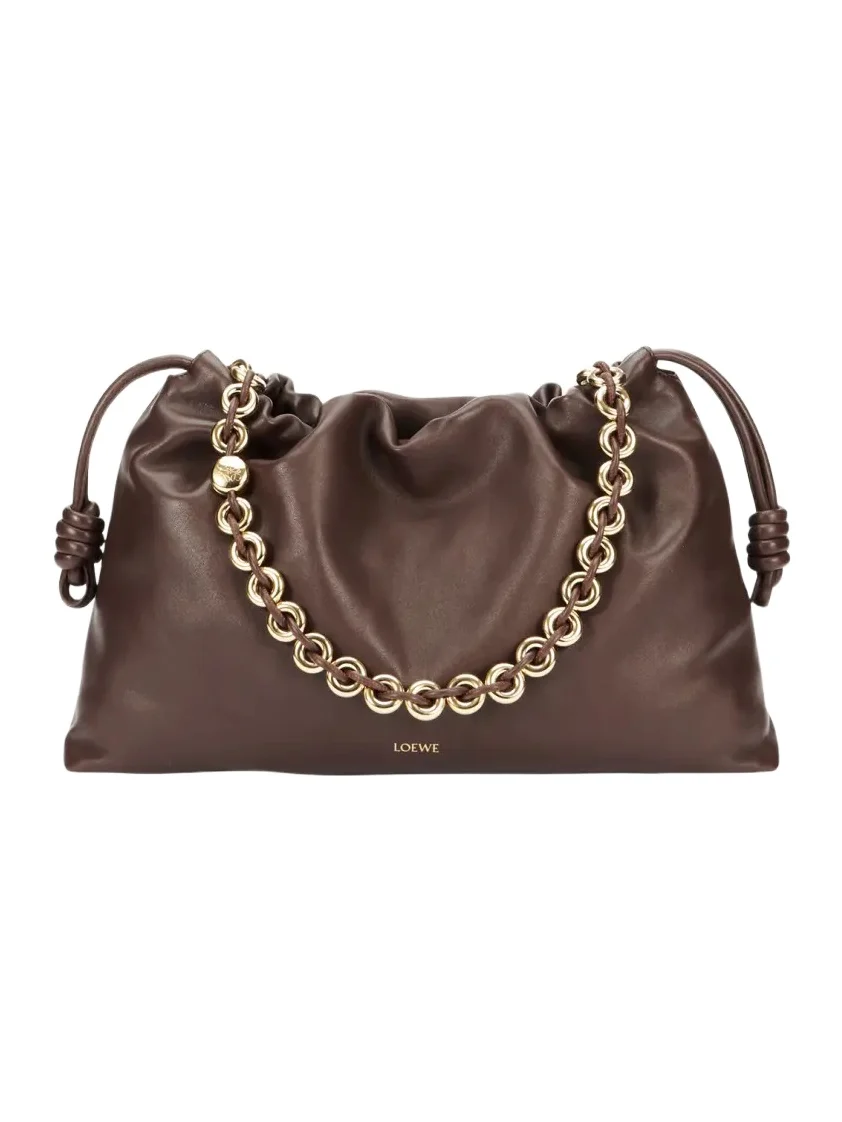 Flamenco Large Shoulder Bag in Nappa Leather Flamenco Large Shoulder Bag in Nappa Leather