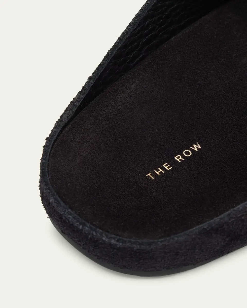 THE ROW Hudson Suede Slide Mules | Thumbnail 5 THE ROW Hudson Suede Slide Mules | Thumbnail 5