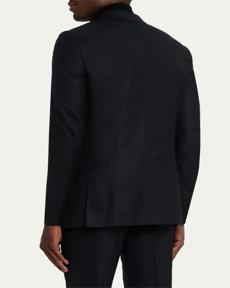 Zegna Men's Centoventimila Wool Tonal Stripe Suit | Thumbnail 3 Zegna Men's Centoventimila Wool Tonal Stripe Suit | Thumbnail 3