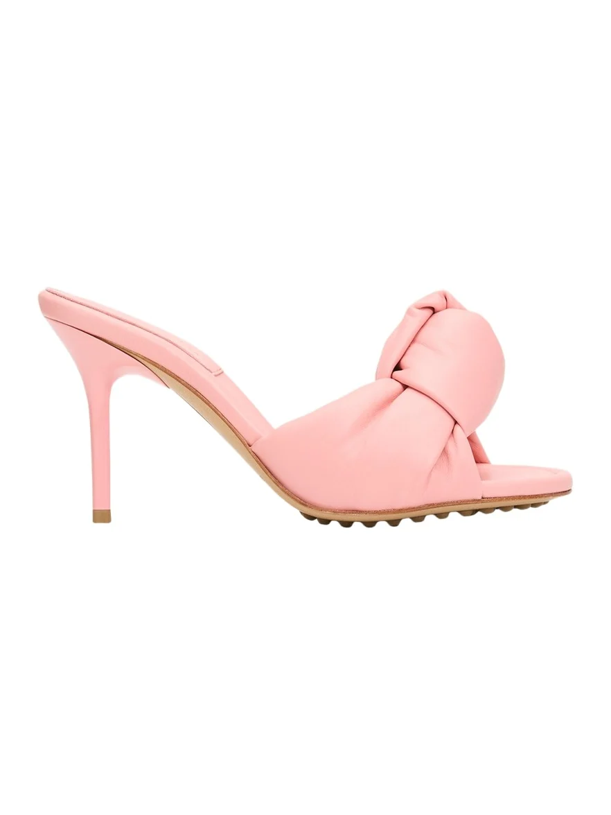 Bottega Veneta 90mm Cherry Nappa Leather Mules