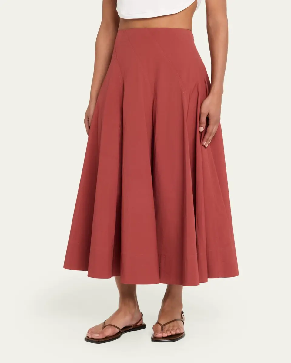 A.L.C. Gemma Paneled Midi Skirt | Thumbnail 4 A.L.C. Gemma Paneled Midi Skirt | Thumbnail 4