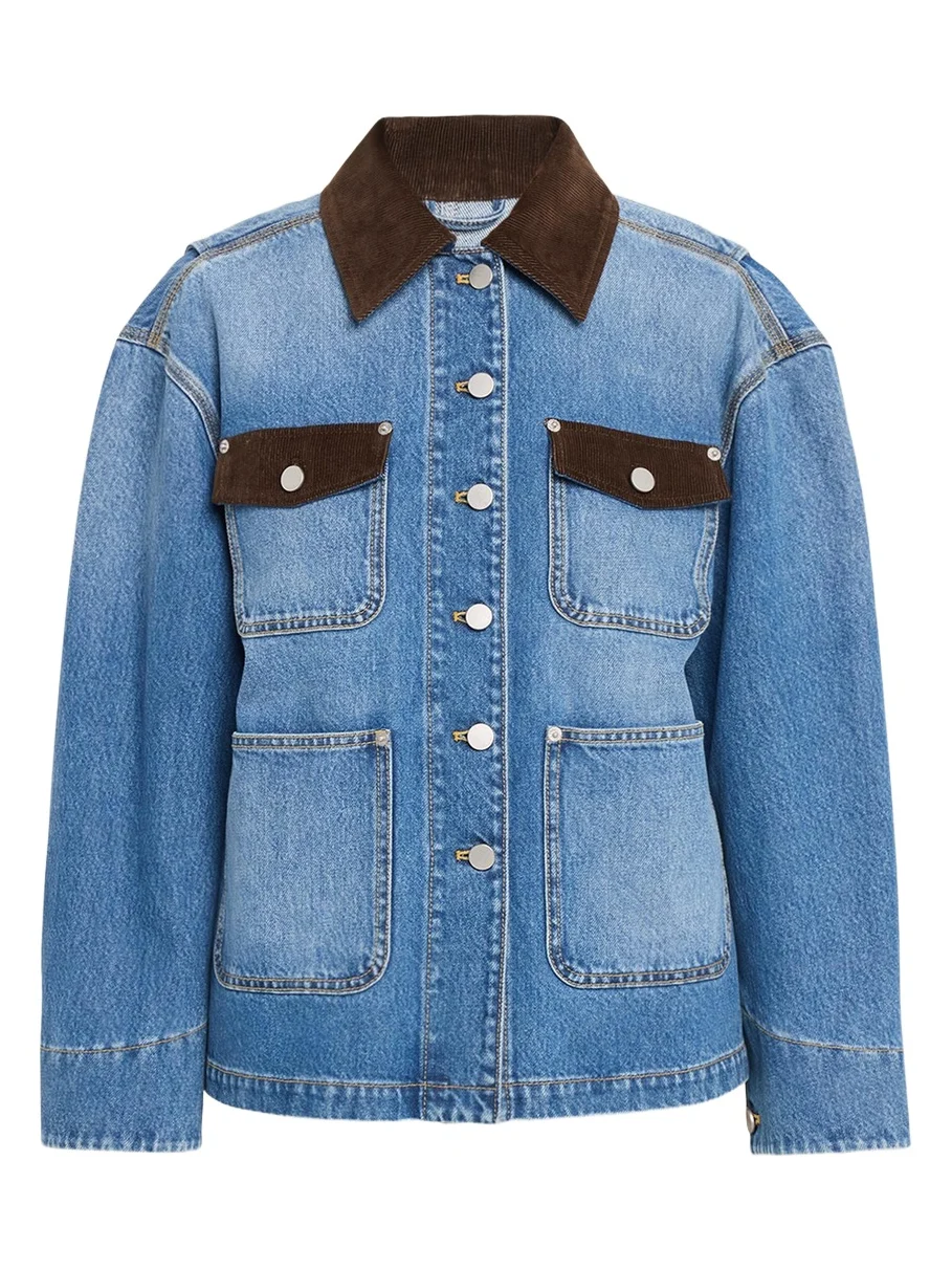 3.1 Phillip Lim Denim & Corduroy Chore Jacket