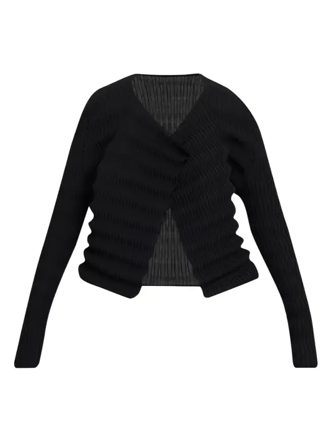 Spring Plisse Cardigan