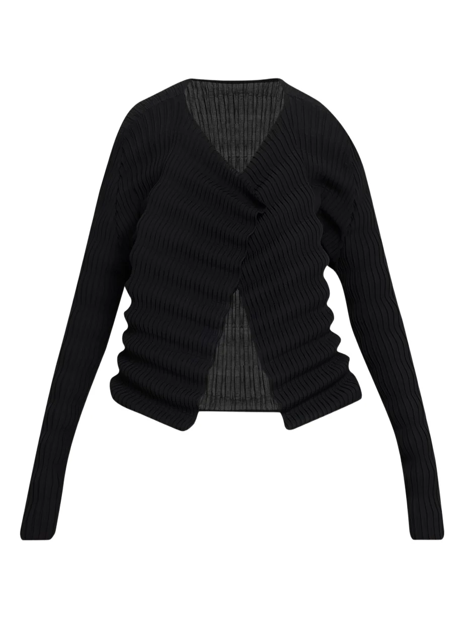 Spring Plisse Cardigan Spring Plisse Cardigan
