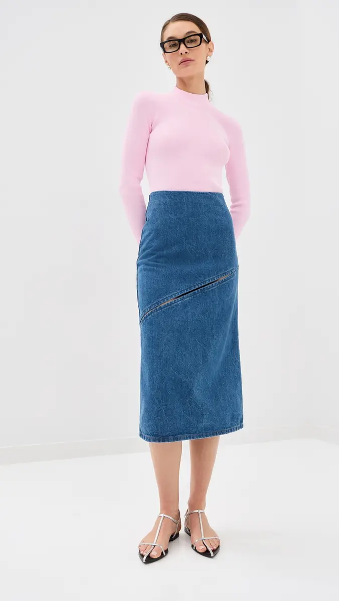 Jil Sander Denim Skirt | Thumbnail 5 Jil Sander Denim Skirt | Thumbnail 5