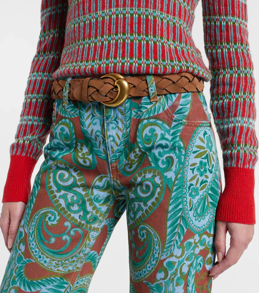 Etro Braided suede belt | Thumbnail 3