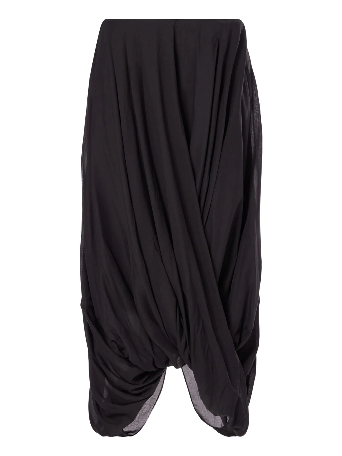 Draped midi skirt Draped midi skirt
