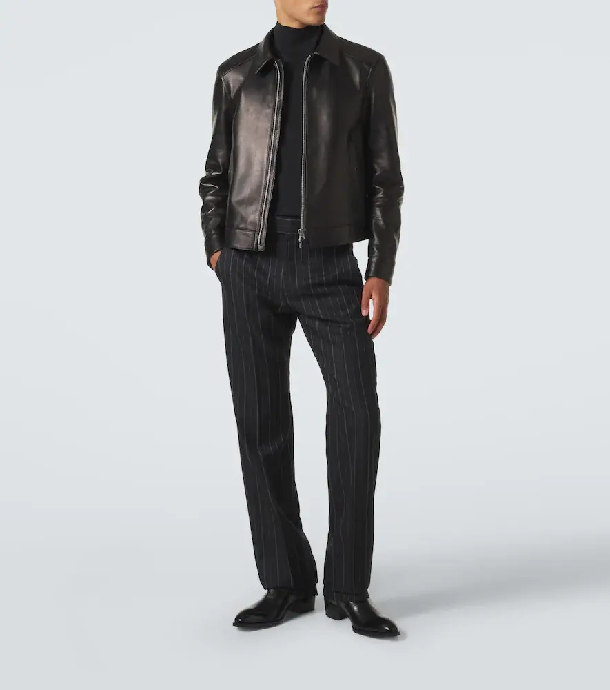 Tom Ford Leather blouson jacket | Thumbnail 6 Tom Ford Leather blouson jacket | Thumbnail 6