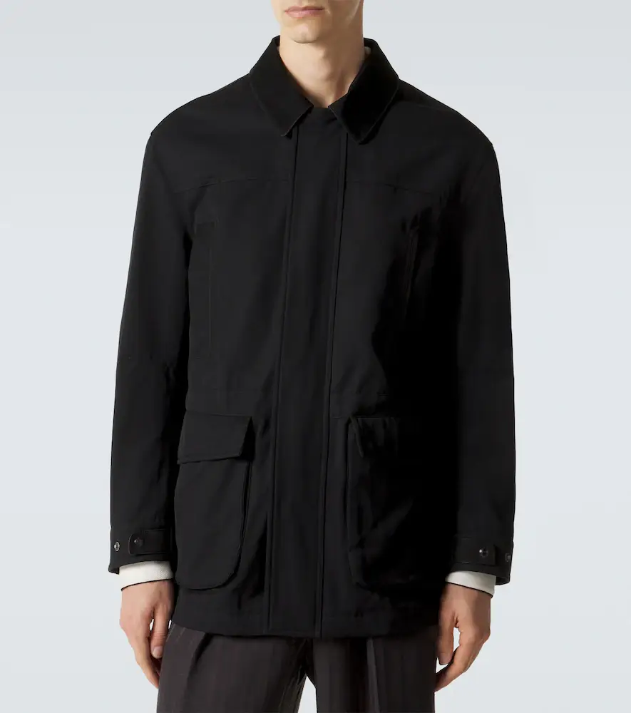 Tom Ford Cotton and silk twill field jacket | Thumbnail 4 Tom Ford Cotton and silk twill field jacket | Thumbnail 4
