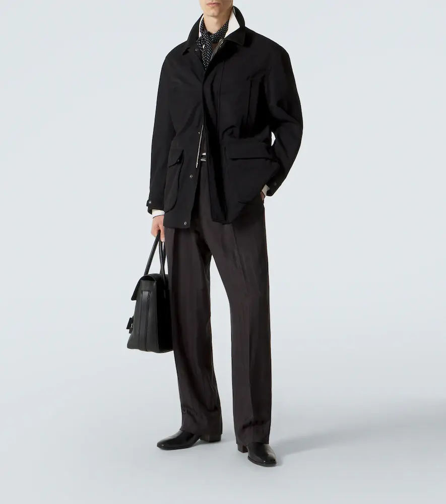 Tom Ford Cotton and silk twill field jacket | Thumbnail 5 Tom Ford Cotton and silk twill field jacket | Thumbnail 5
