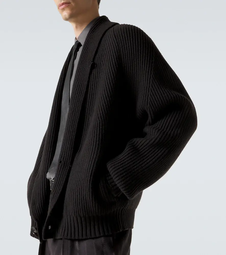Tom Ford Ribbed-knit cashmere and wool cardigan | Thumbnail 3 Tom Ford Ribbed-knit cashmere and wool cardigan | Thumbnail 3