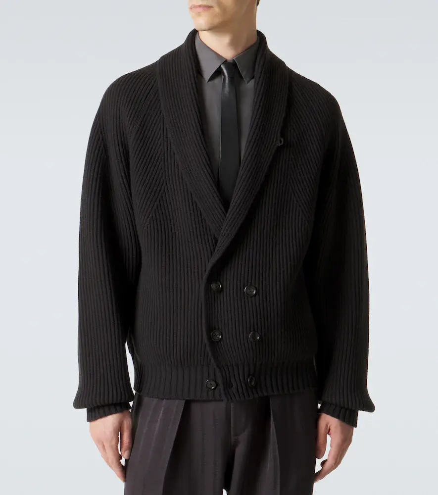 Tom Ford Ribbed-knit cashmere and wool cardigan | Thumbnail 4 Tom Ford Ribbed-knit cashmere and wool cardigan | Thumbnail 4