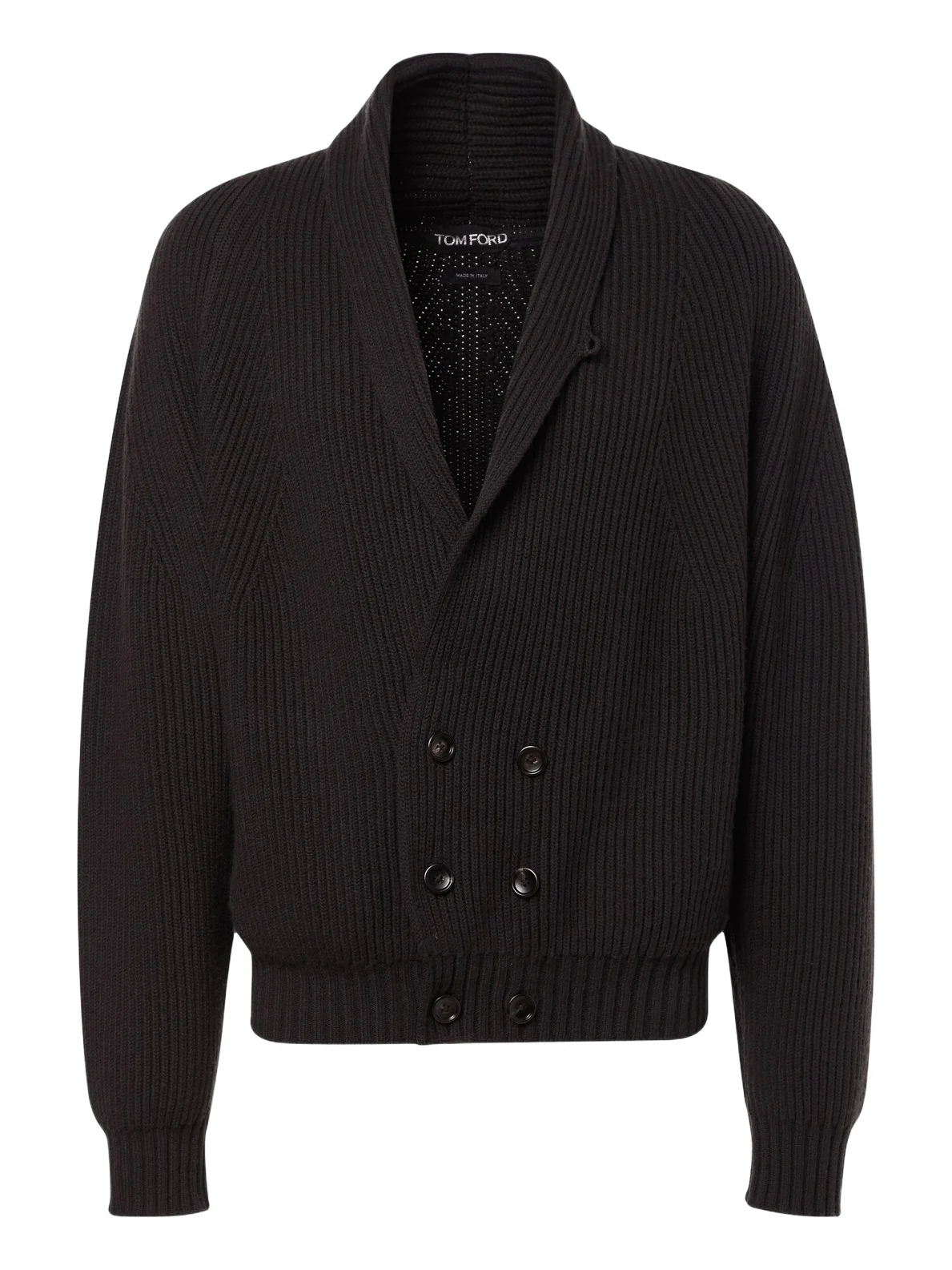 Ribbed-knit cashmere and wool cardigan Ribbed-knit cashmere and wool cardigan