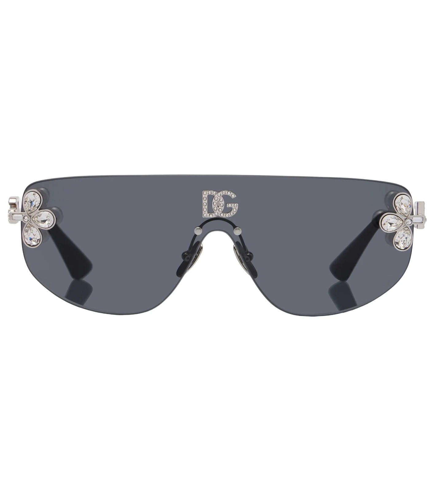 DG crystal-embellished aviator sunglasses DG crystal-embellished aviator sunglasses