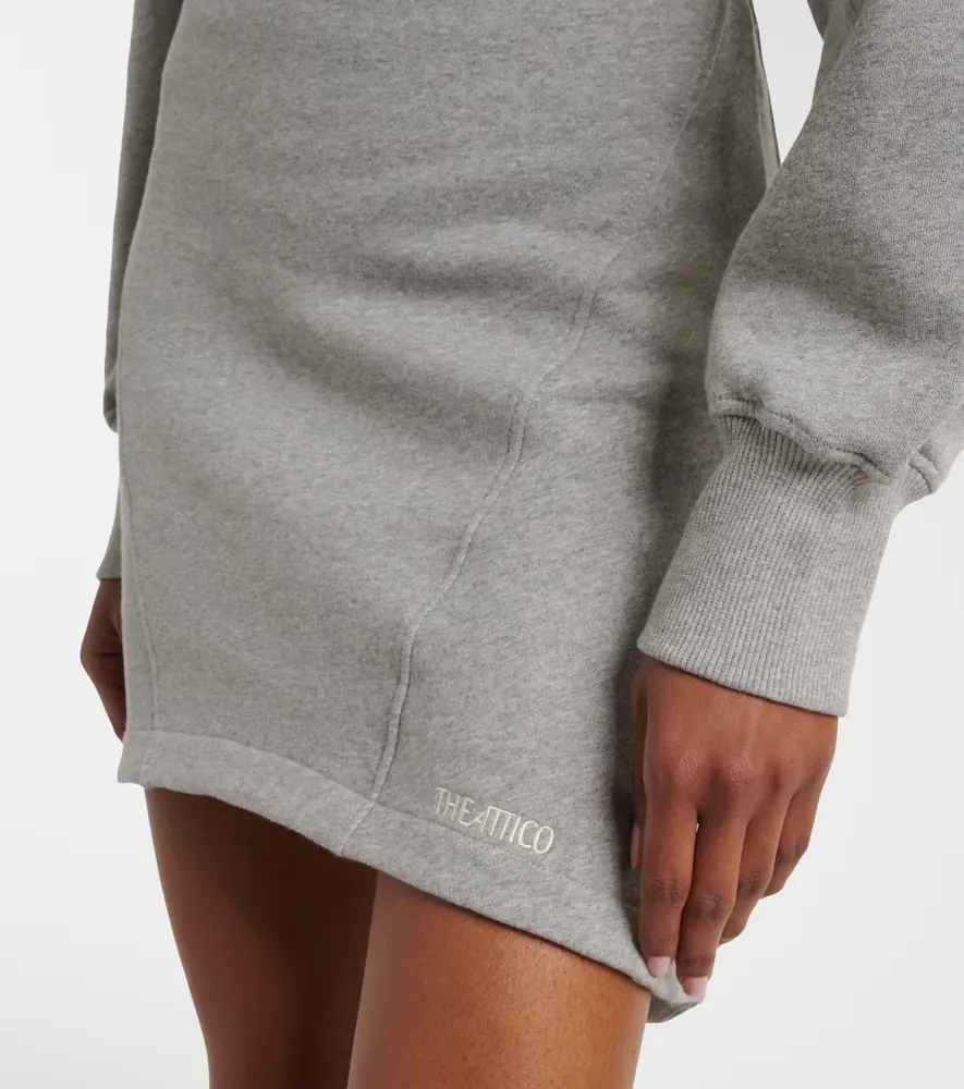 The Attico Cotton jersey sweatshirt dress | Thumbnail 2