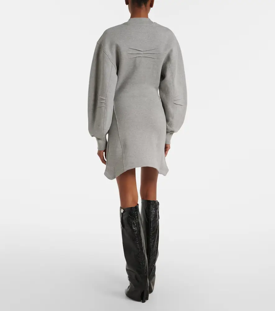 The Attico Cotton jersey sweatshirt dress | Thumbnail 3