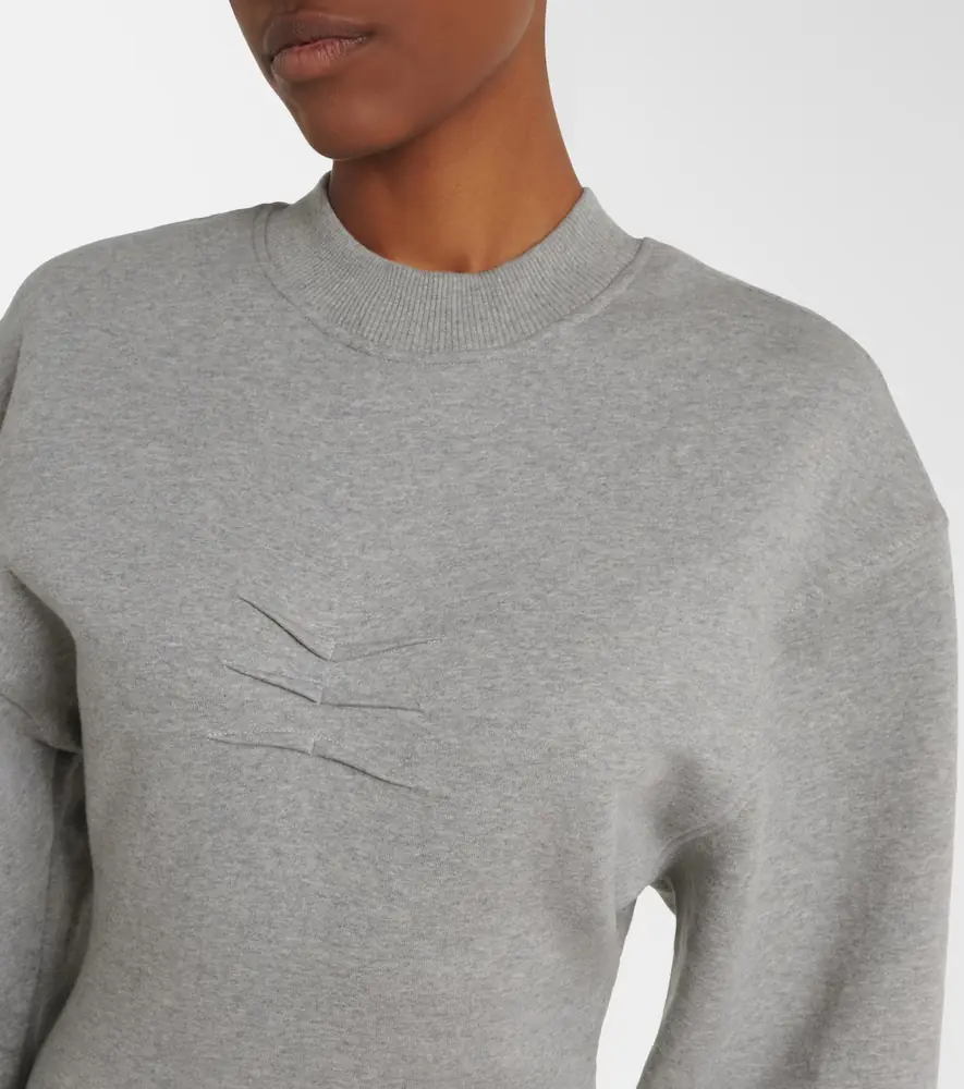 The Attico Cotton jersey sweatshirt dress | Thumbnail 4