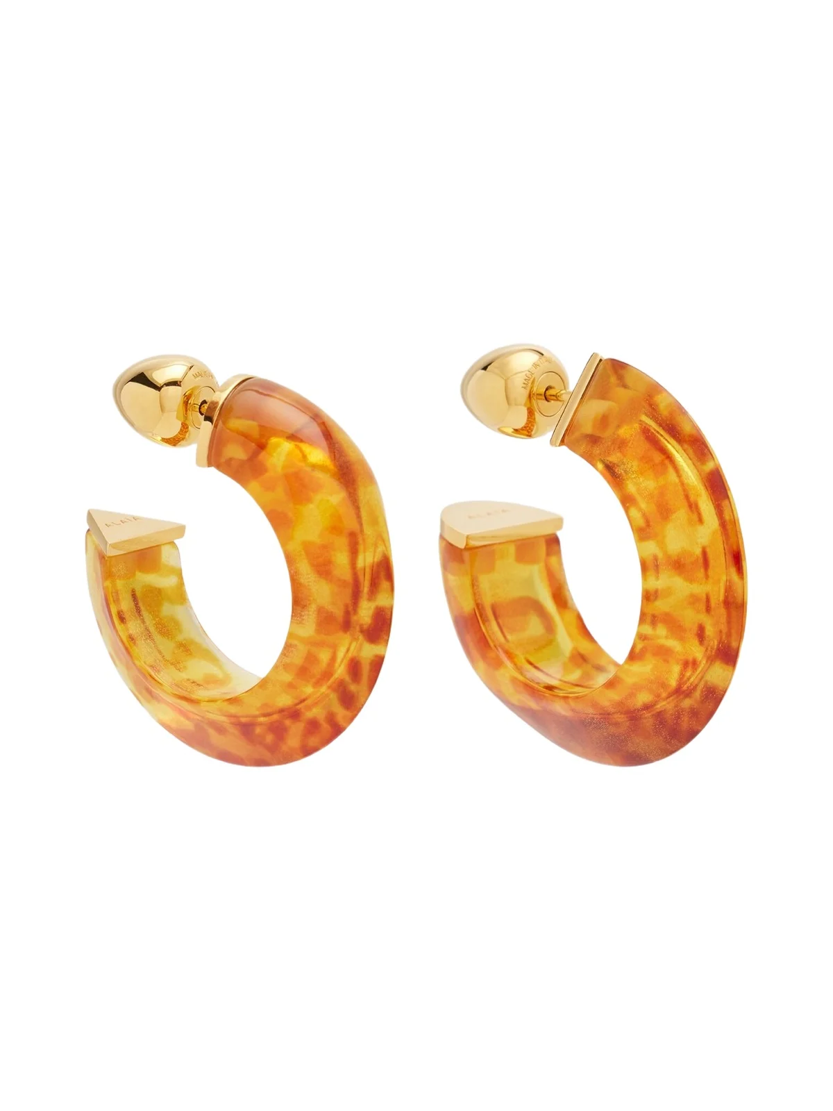 Alaïa Alaïa Edge hoop earrings
