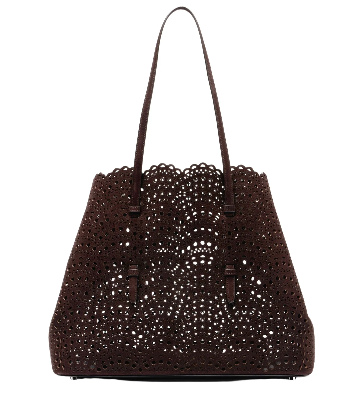 ALAÏA ALAÏA Mina 37 Large leather tote bag