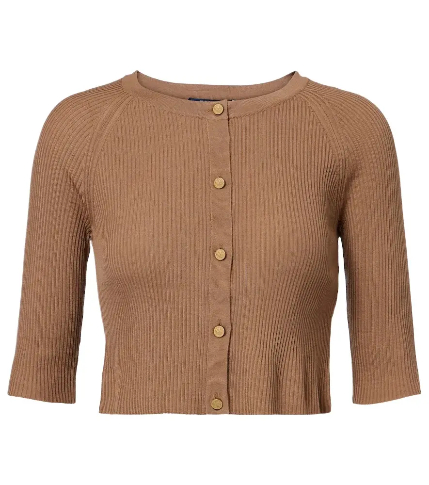 'S Max Mara Cropped virgin wool cardigan | Image 1 'S Max Mara Cropped virgin wool cardigan | Image 1