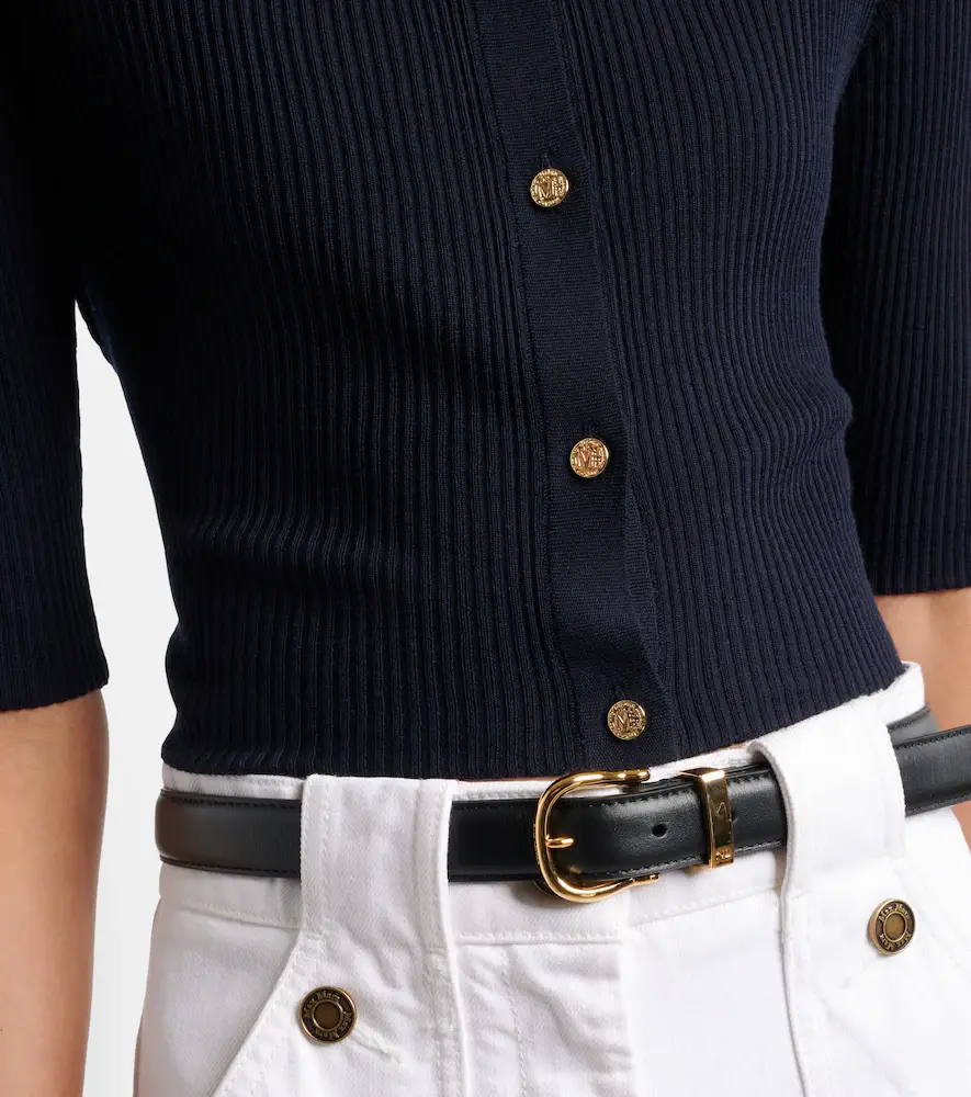'S Max Mara 'S Max Mara Cropped virgin wool cardigan | Thumbnail 3 'S Max Mara 'S Max Mara Cropped virgin wool cardigan | Thumbnail 3