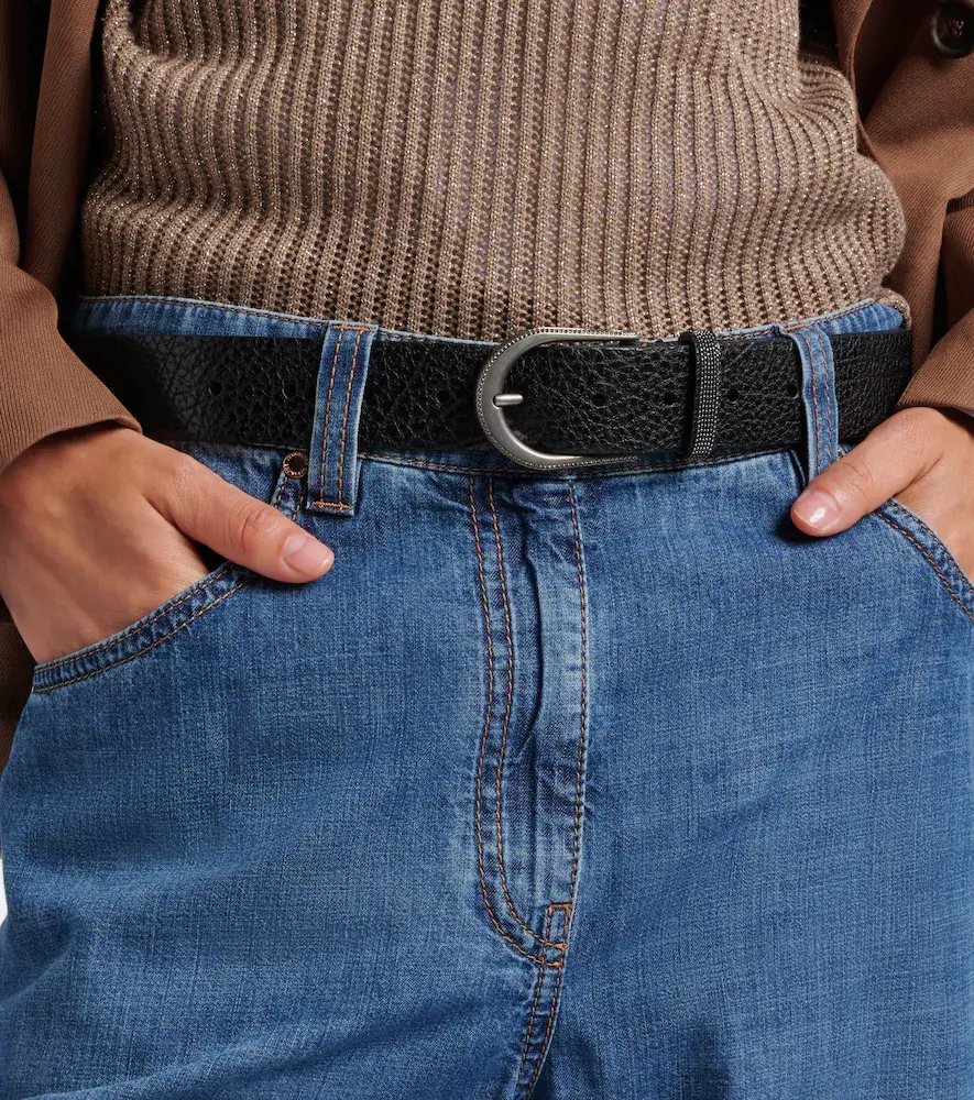 Brunello Cucinelli Monili leather belt | Thumbnail 3 Brunello Cucinelli Monili leather belt | Thumbnail 3