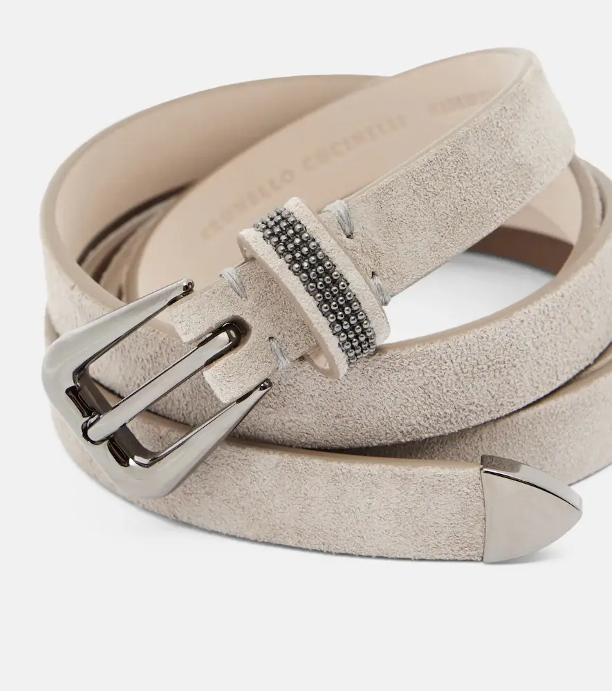 Brunello Cucinelli Monili suede belt | Thumbnail 2 Brunello Cucinelli Monili suede belt | Thumbnail 2