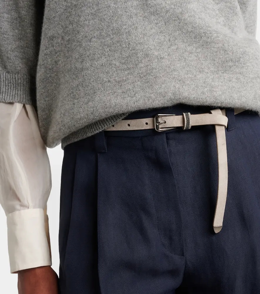 Brunello Cucinelli Monili suede belt | Thumbnail 3 Brunello Cucinelli Monili suede belt | Thumbnail 3