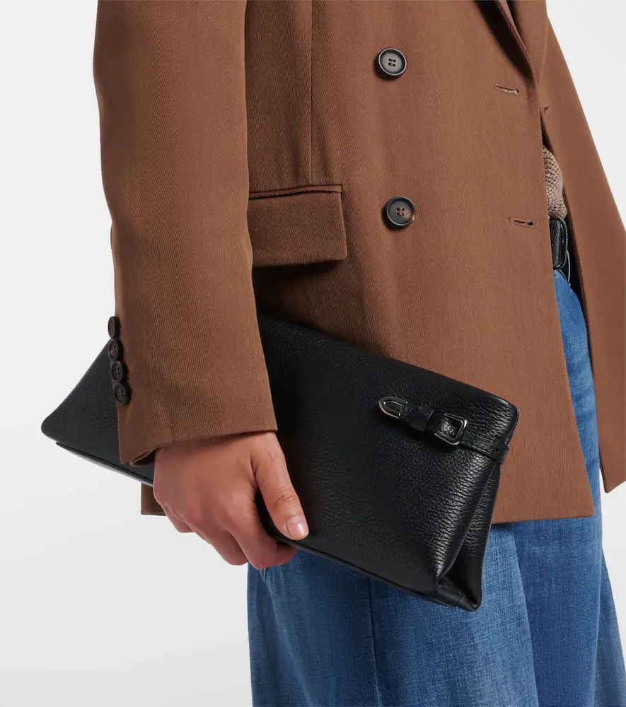 Brunello Cucinelli Small leather clutch | Thumbnail 5 Brunello Cucinelli Small leather clutch | Thumbnail 5
