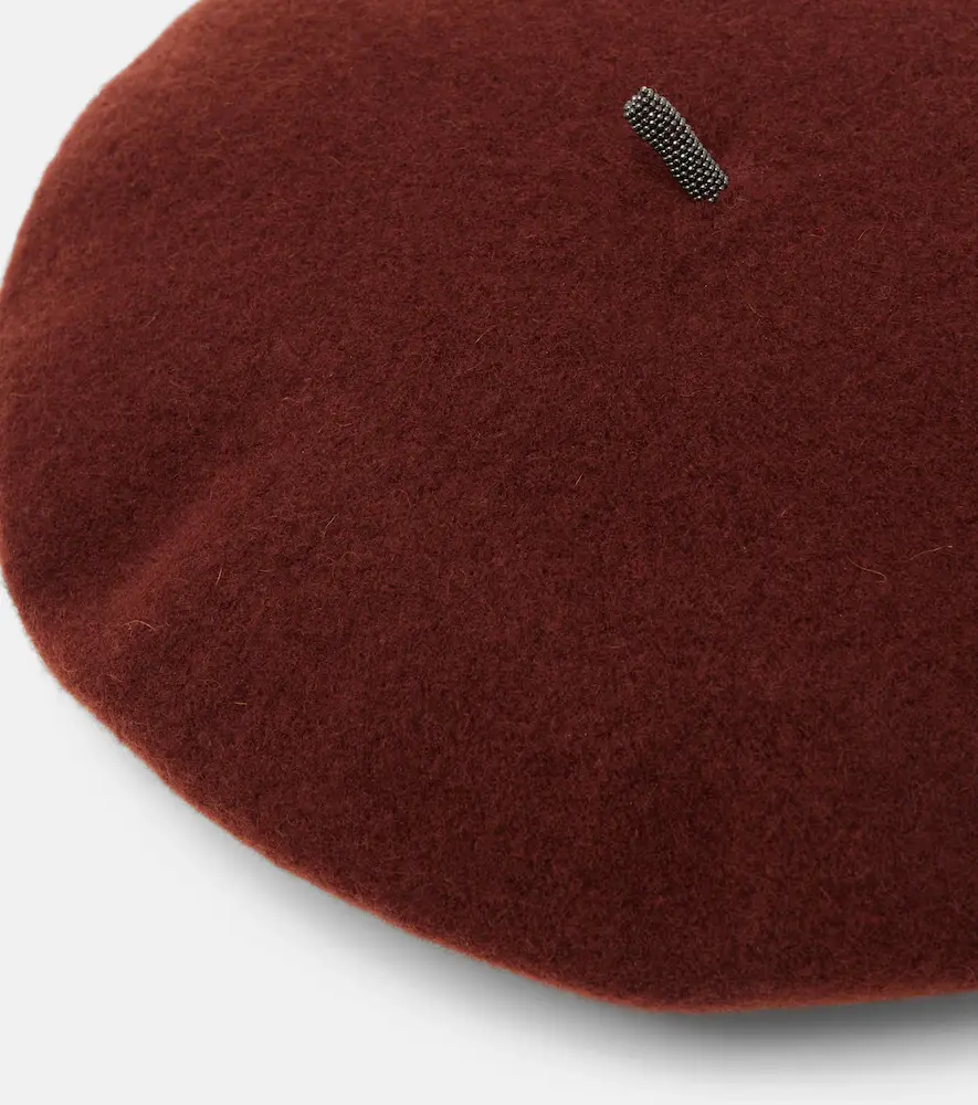 Brunello Cucinelli Monili wool beret | Thumbnail 3