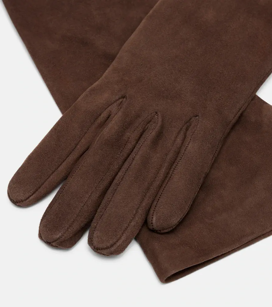 Brunello Cucinelli Suede gloves | Thumbnail 2 Brunello Cucinelli Suede gloves | Thumbnail 2