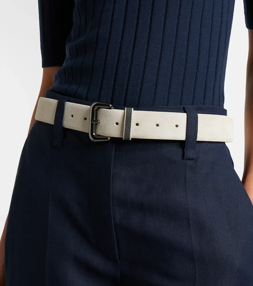 Brunello Cucinelli Monili suede belt | Thumbnail 3 Brunello Cucinelli Monili suede belt | Thumbnail 3