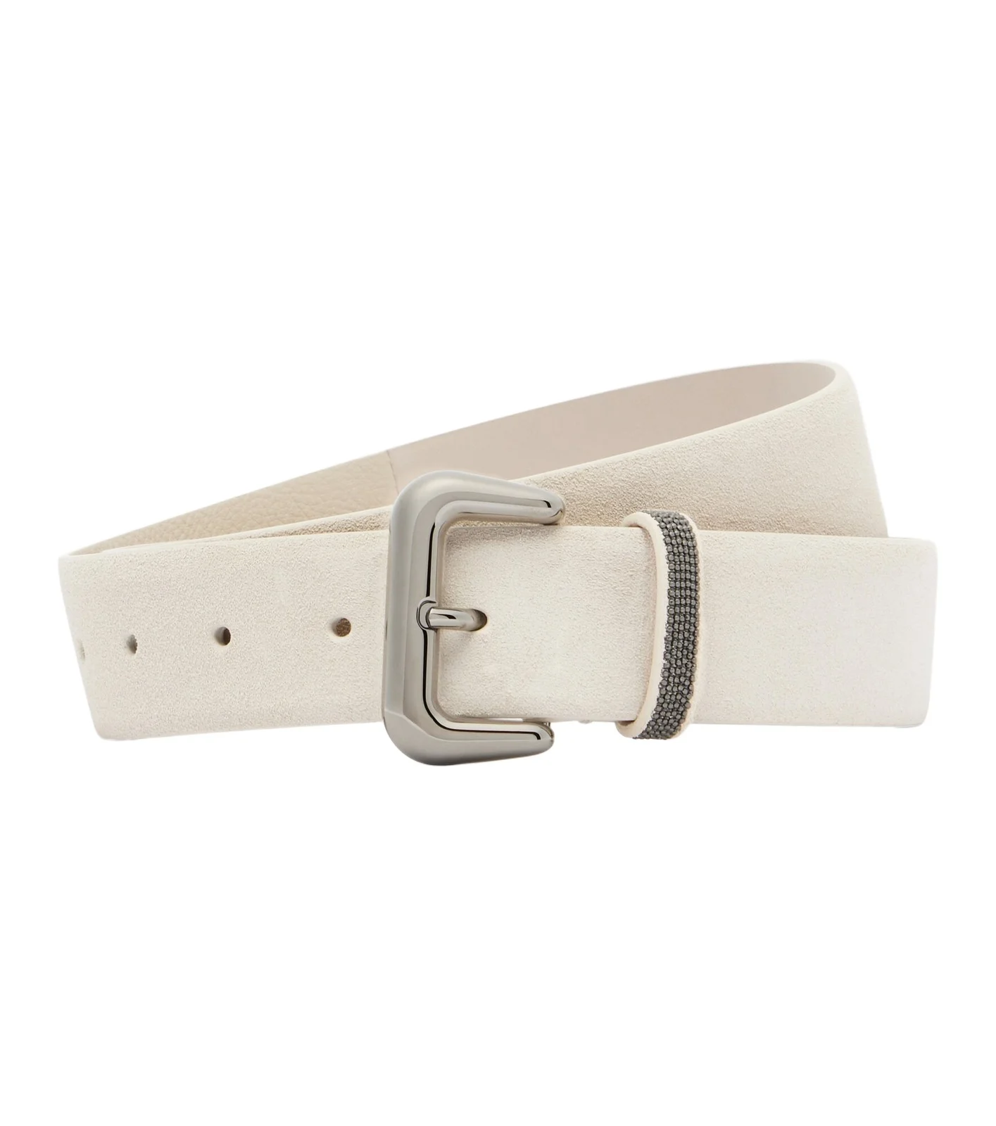 Brunello Cucinelli Monili suede belt