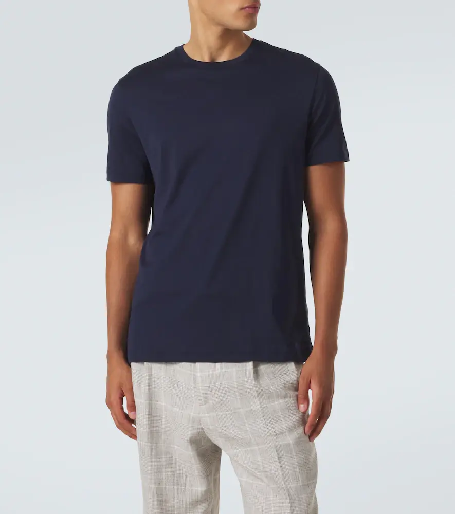 Ralph Lauren Purple Label Cotton jersey T-shirt | Thumbnail 4 Ralph Lauren Purple Label Cotton jersey T-shirt | Thumbnail 4