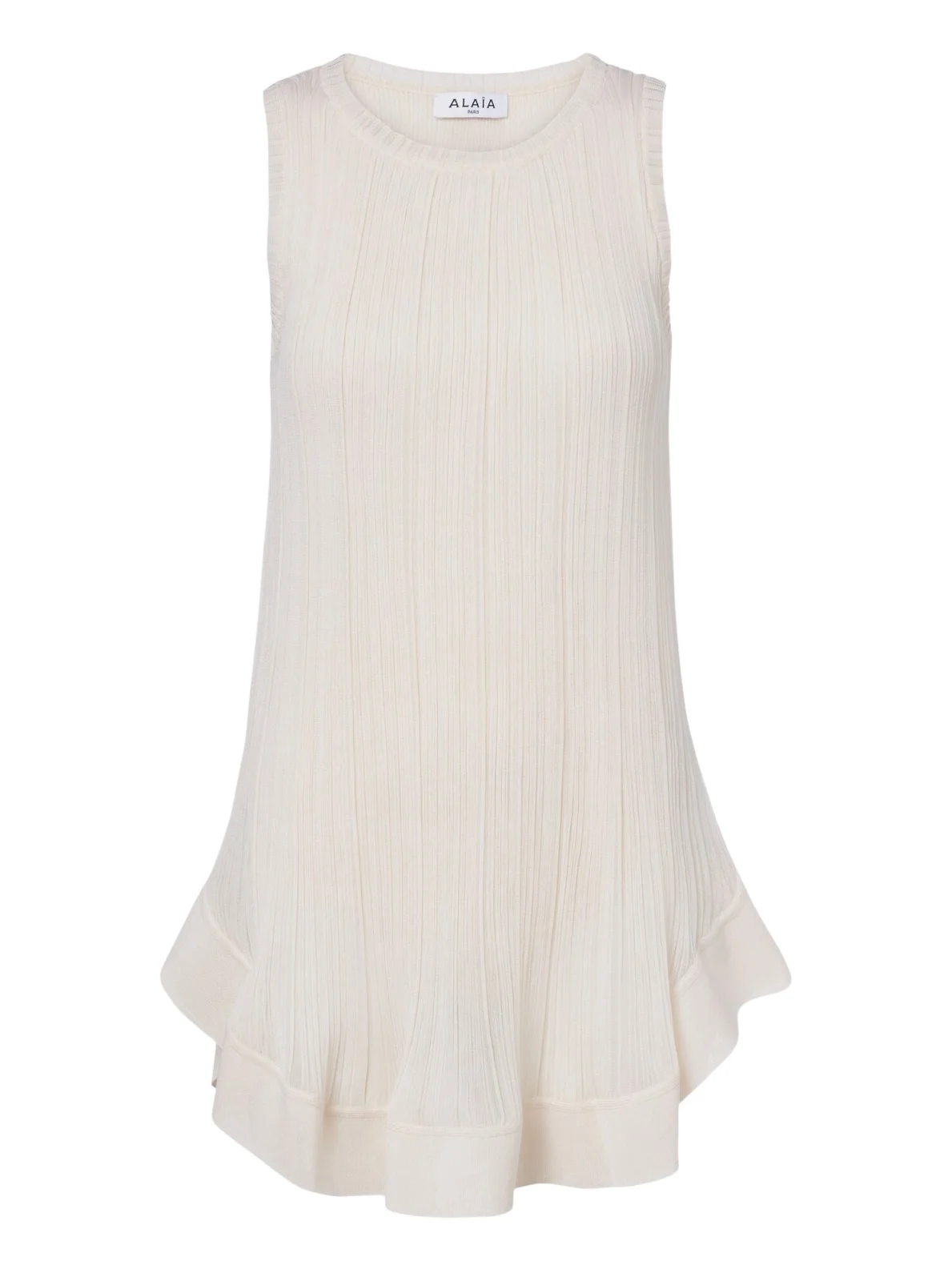 Alaïa Pleated silk minidress Alaïa Pleated silk minidress