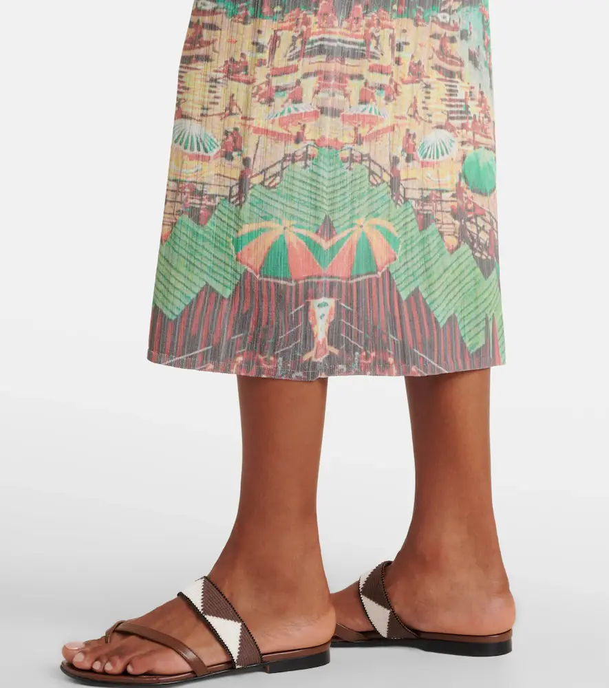 Staud Bryn printed compact knit midi dress | Thumbnail 5