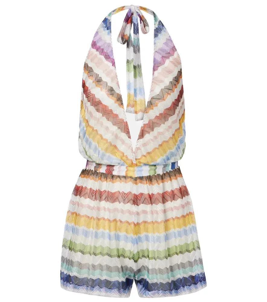 Missoni Zigzag halterneck romper | Image 1 Missoni Zigzag halterneck romper | Image 1