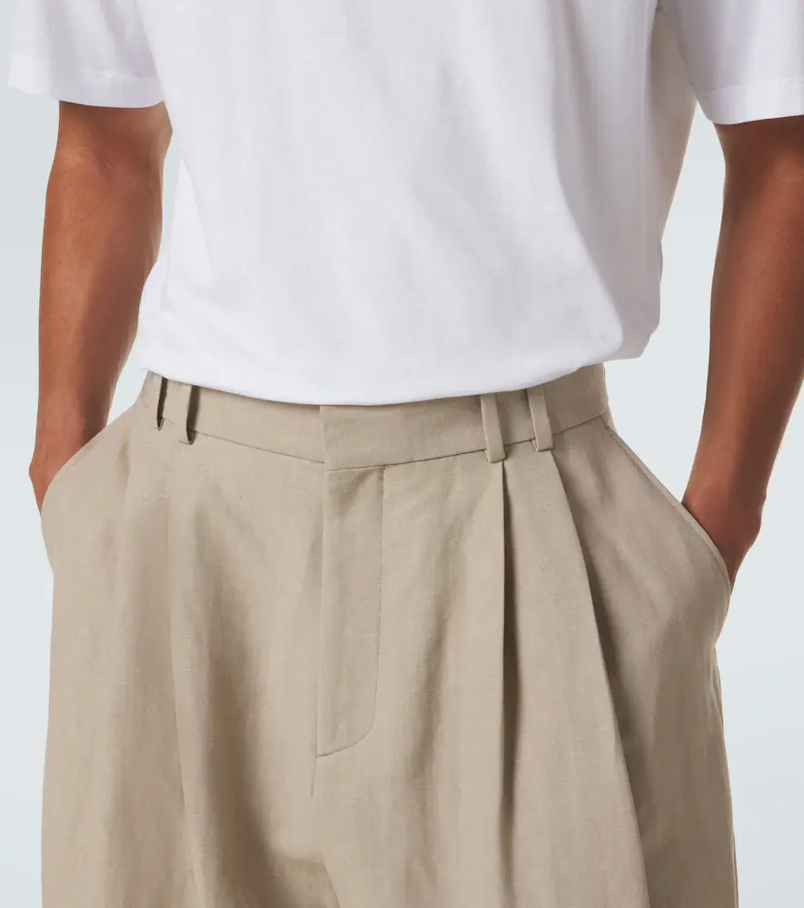 Studio Nicholson Linen and wool wide-leg pants | Thumbnail 5 Studio Nicholson Linen and wool wide-leg pants | Thumbnail 5
