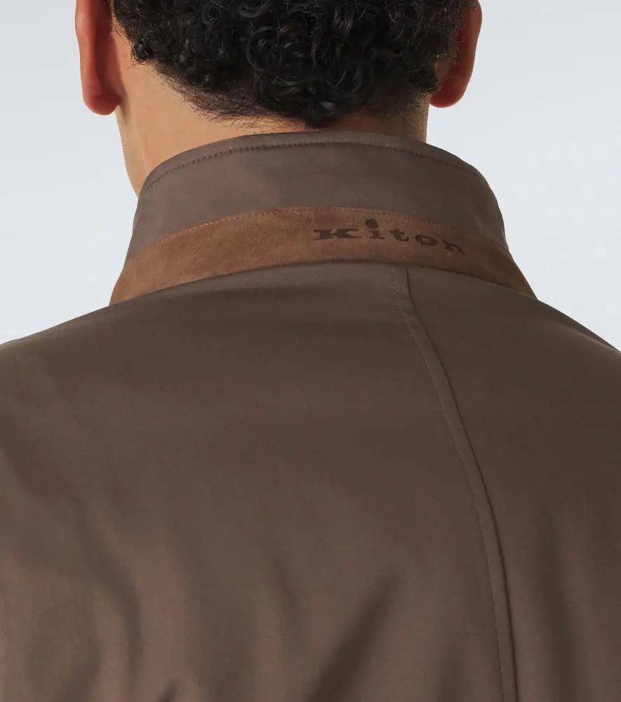 Kiton Suede-trimmed technical jacket | Thumbnail 5 Kiton Suede-trimmed technical jacket | Thumbnail 5