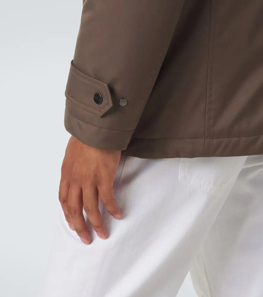 Kiton Suede-trimmed technical jacket | Thumbnail 7 Kiton Suede-trimmed technical jacket | Thumbnail 7