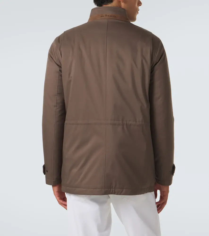 Kiton Suede-trimmed technical jacket | Thumbnail 8 Kiton Suede-trimmed technical jacket | Thumbnail 8