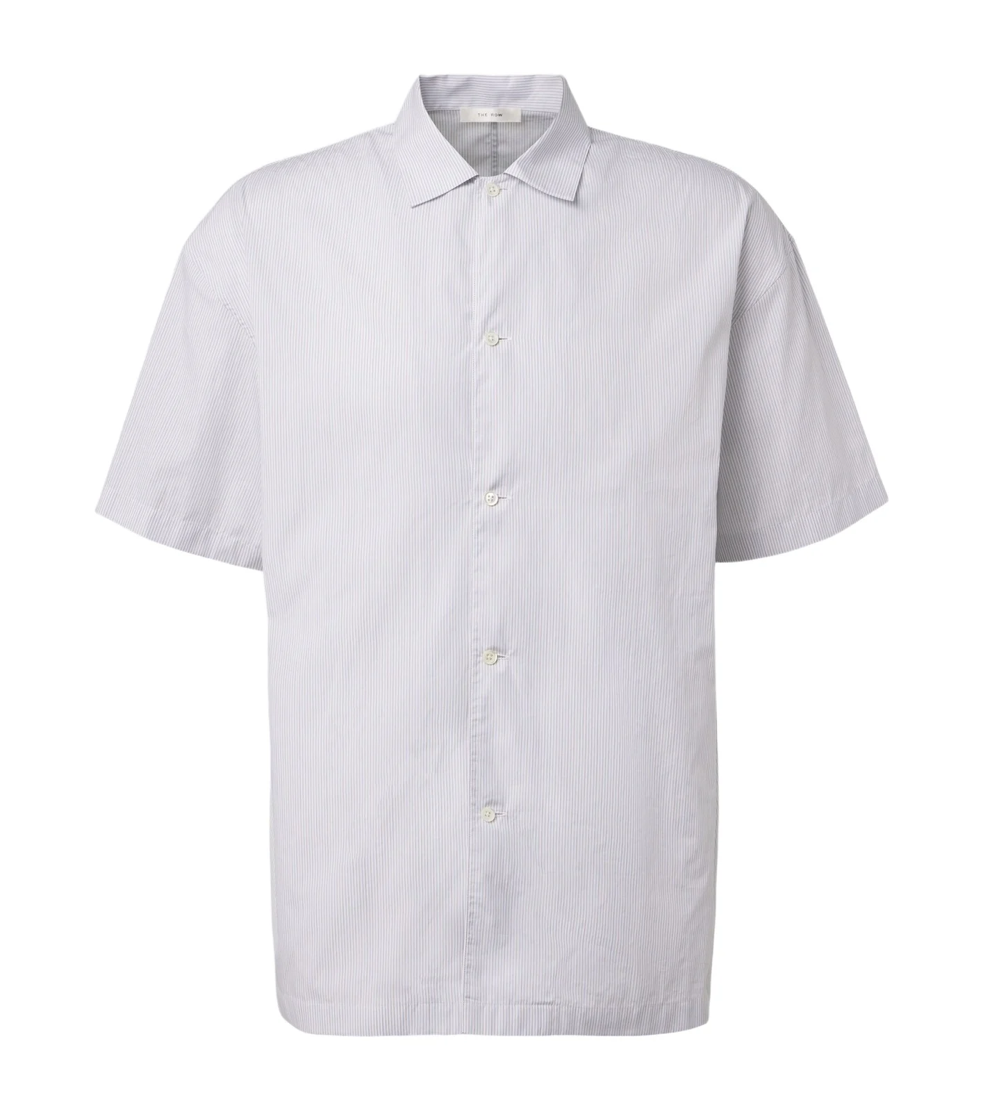 The Row Palone striped cotton shirt