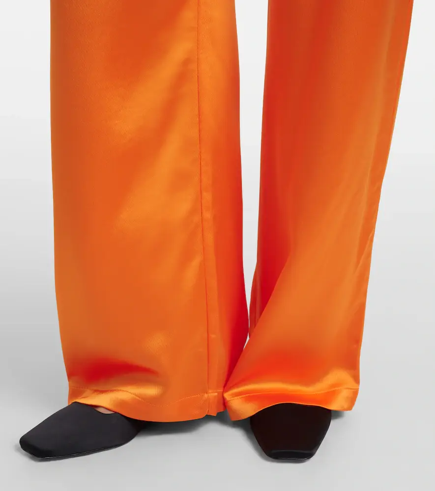LESET Barb satin wide-leg pants | Thumbnail 3