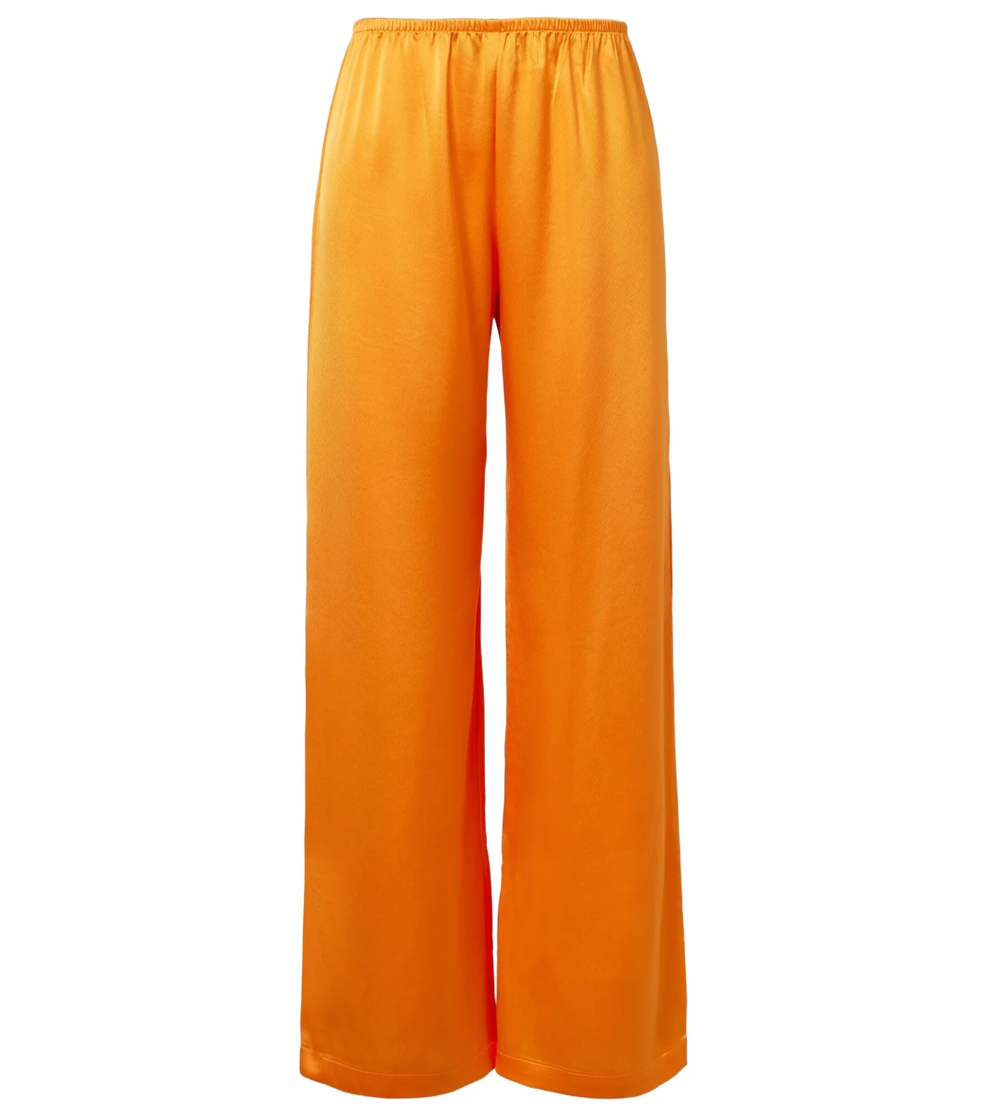 LESET Barb satin wide-leg pants