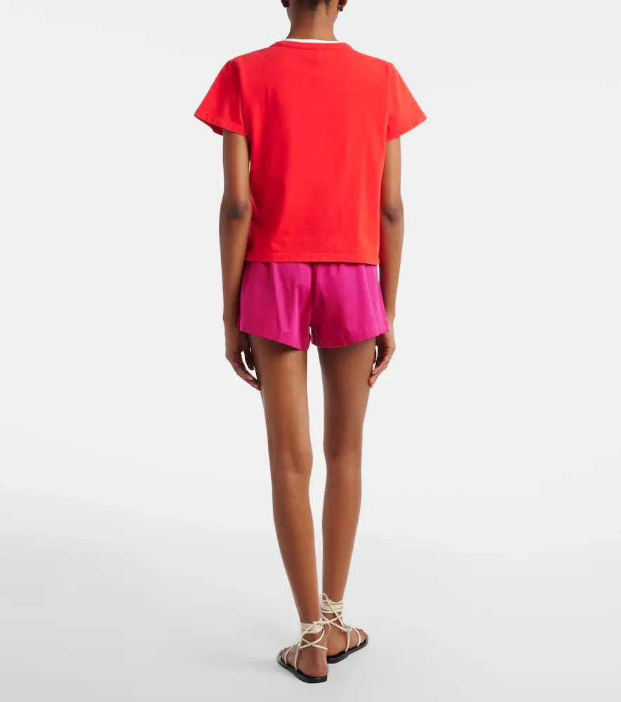 LESET Yoko cotton poplin shorts | Thumbnail 5