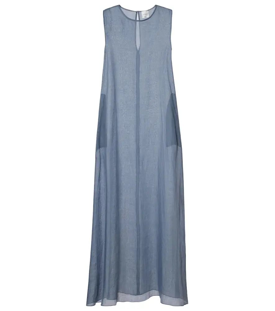 LESET Niko ramie maxi dress | Image 1 LESET Niko ramie maxi dress | Image 1