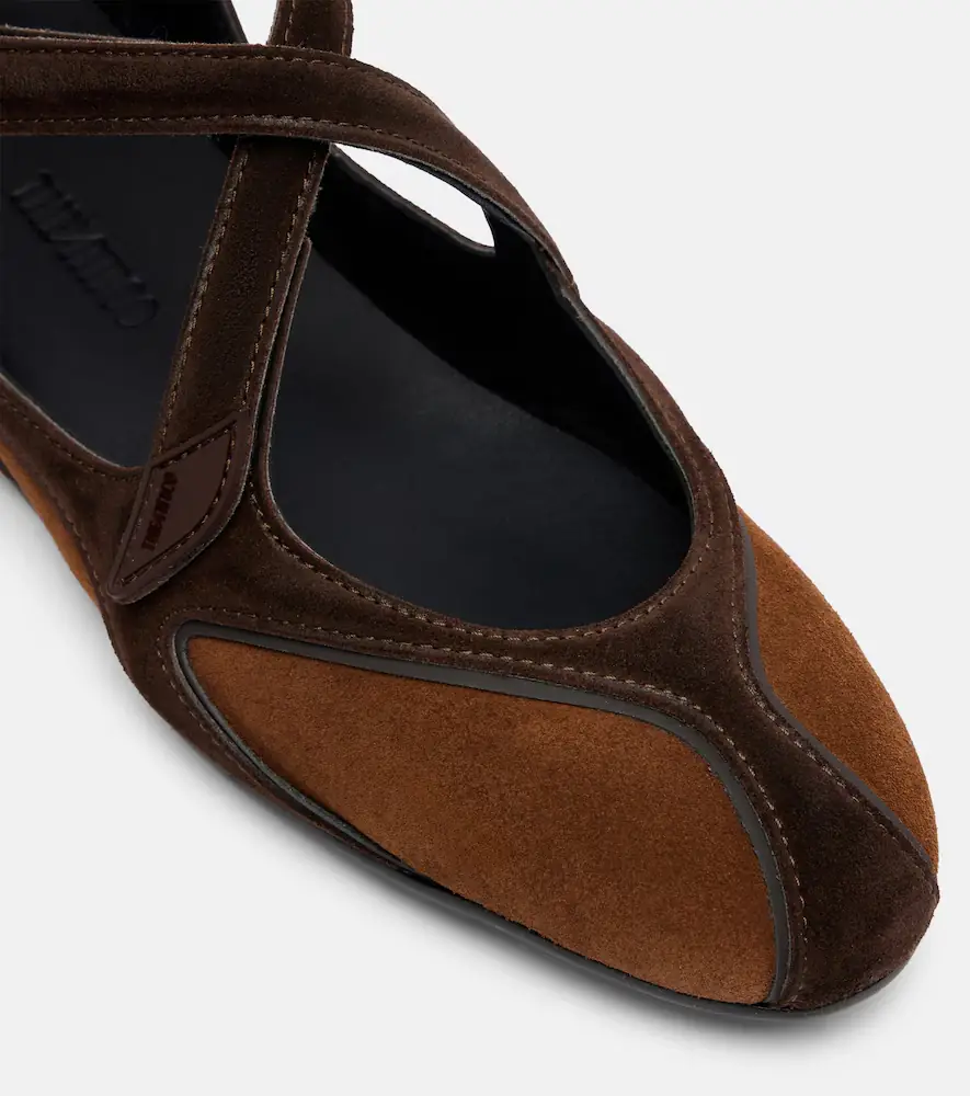 The Attico Floor 01 suede ballet flats | Thumbnail 2