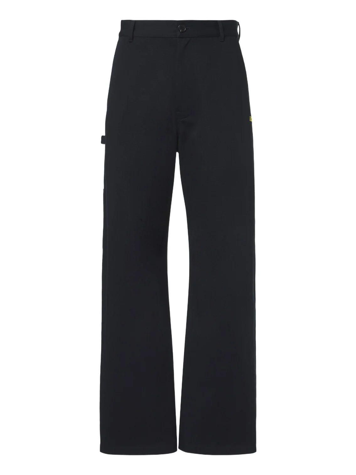 Cotton canvas straight pants Cotton canvas straight pants